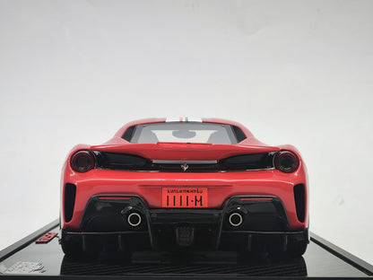 BBR 1/18 Ferrari 488 Pista Standard Red Model Car