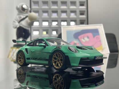 NOREV 1/18 Porsche 911 992 GT3RS alloy full-open simulation car model ornaments
