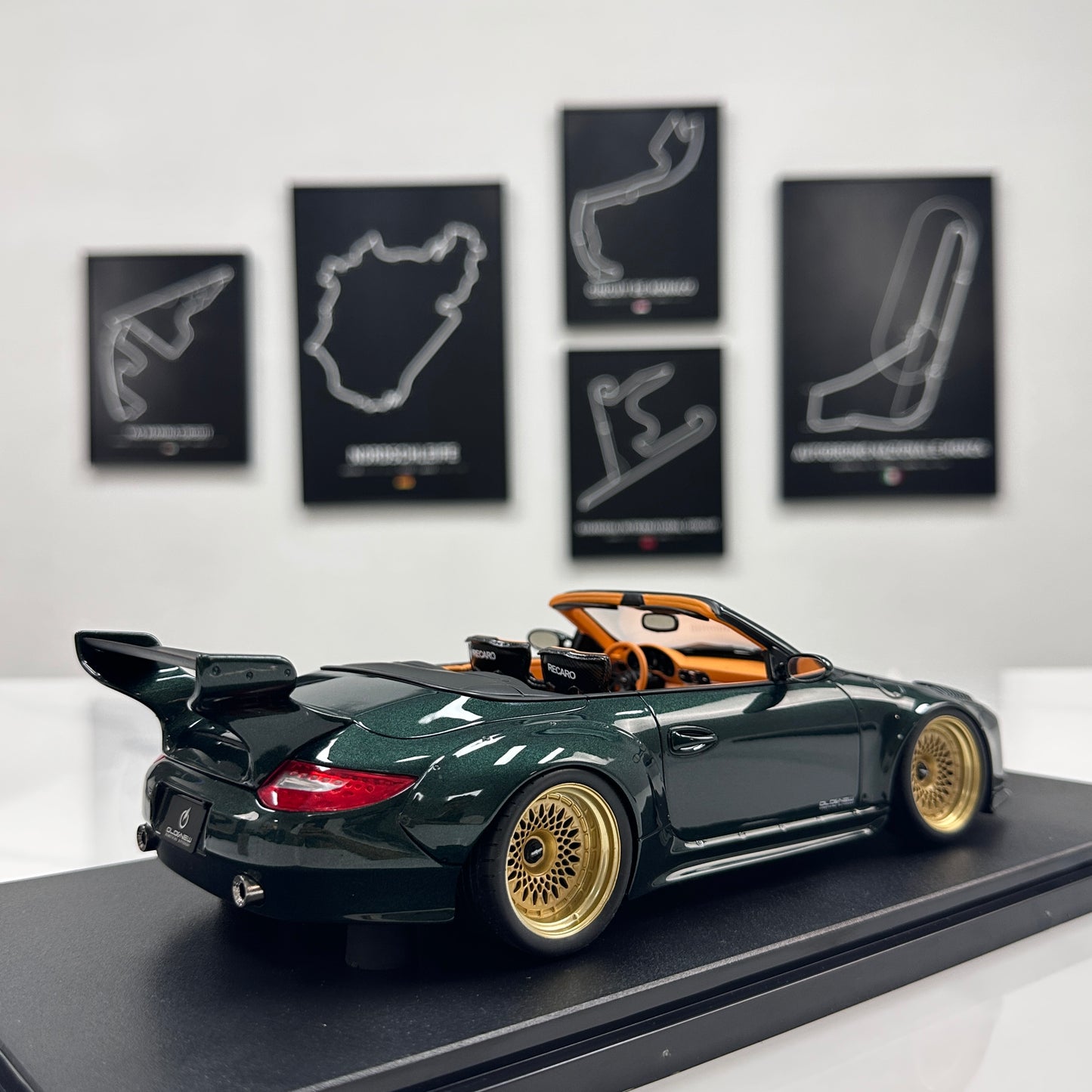GT Spirit 1/18 Porsche Old & New Tokyo Auto Salon Green GT548