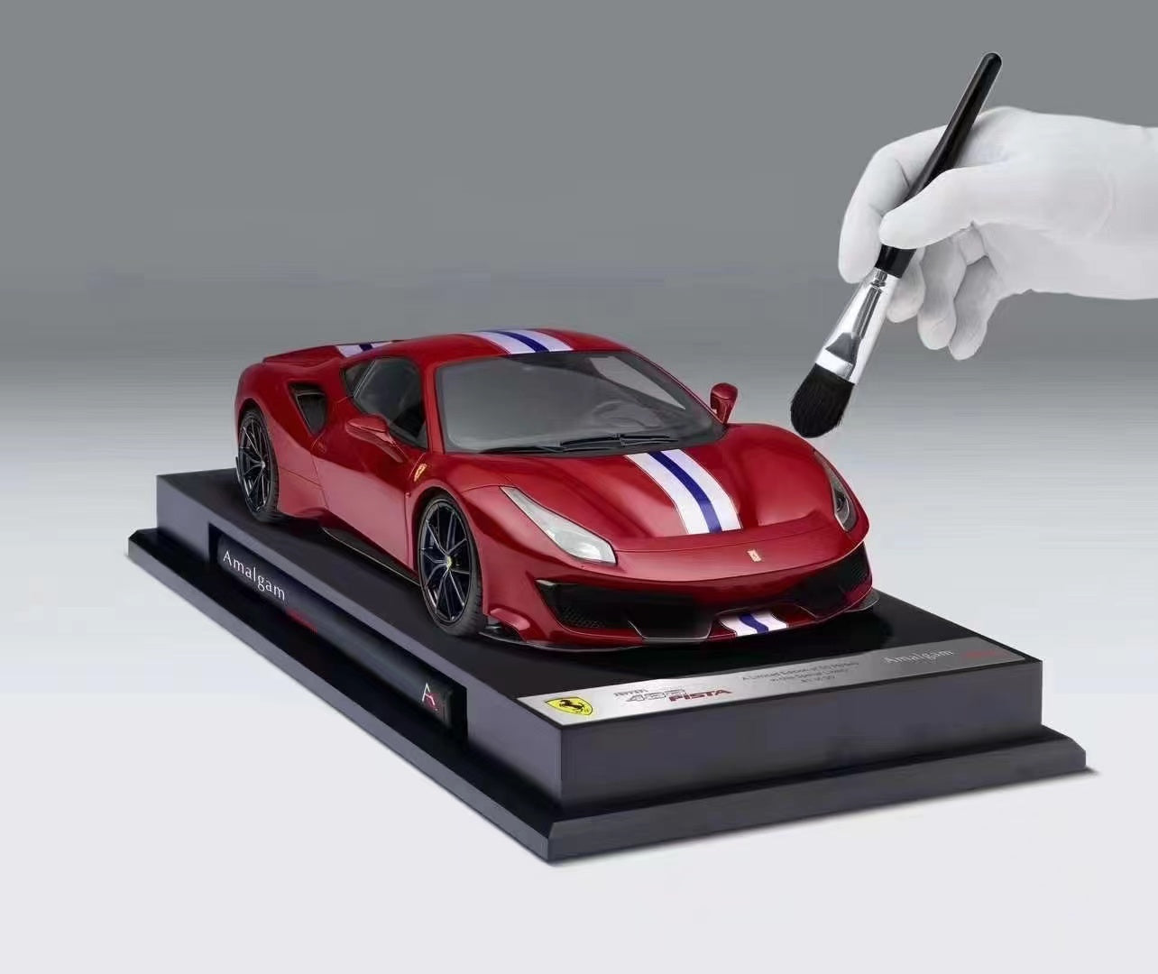 Amalgam 1/18 Ferrari 488pista Limited Edition Custom Simulation Model Car