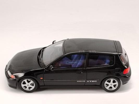 LCD 1/18 Honda EG6 SiR (SiRII) in Black, Die-cast Model Car Collectible