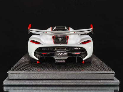 Frontiart 1/18 Koenigsegg Jesko Crystal White Model Car
