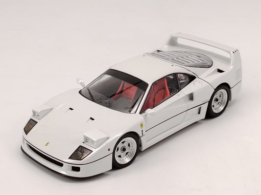 kyosho 1/18 Ferrari F40 Pearl White Alloy Full Open Car Model