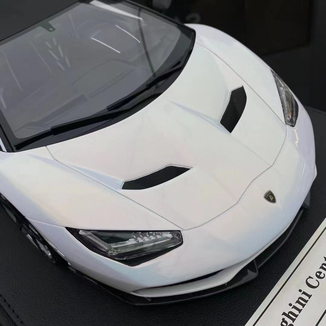 GL MODEL 1/12 Lamborghini Centenario blanco que cambia de color