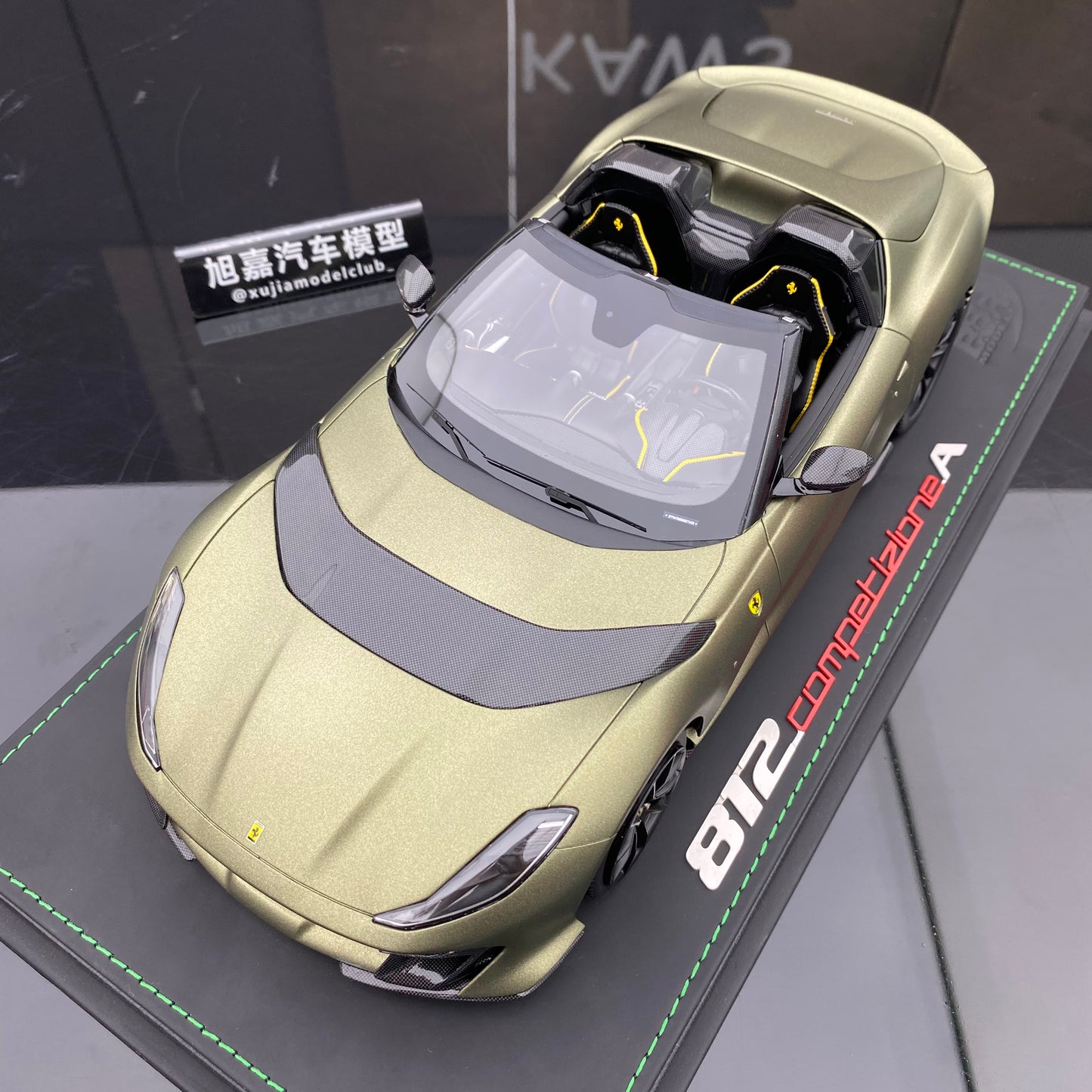 BBR 1:18 Ferrari 812 Competizione resin collection ornaments roadster model gift