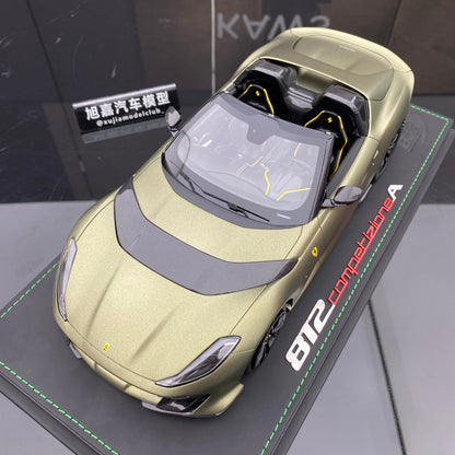 BBR 1:18 Ferrari 812 Competizione resin collection ornaments roadster model gift