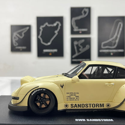 GT Spirit 1/18 Porsche RWB Sandstorm Beige GT566