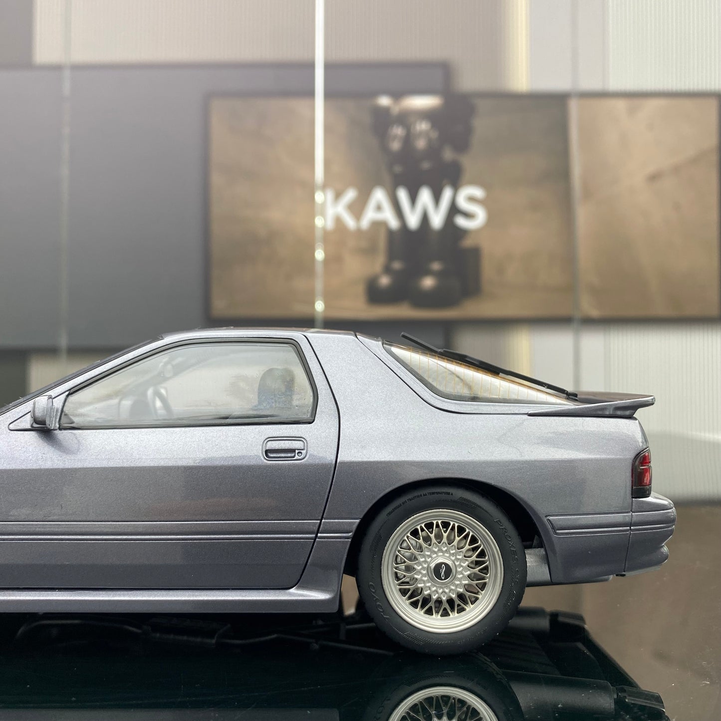 WHELART 1/18 Mazda RX7 FC3S alloy simulation car model HEC exhibition version