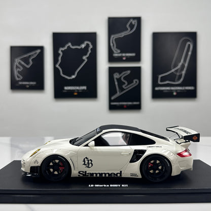 GT Spirit 1/18 Porsche LB-WORKS 997 TURBO White GT958