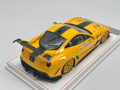 DG 1/18 Ferrari 599 EVO XX Yellow Limited Edition Model Car