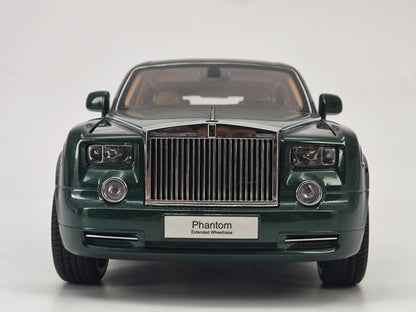 Kyosho 1/18 Rolls-Royce Phantom Peninsula Green Alloy Model Car