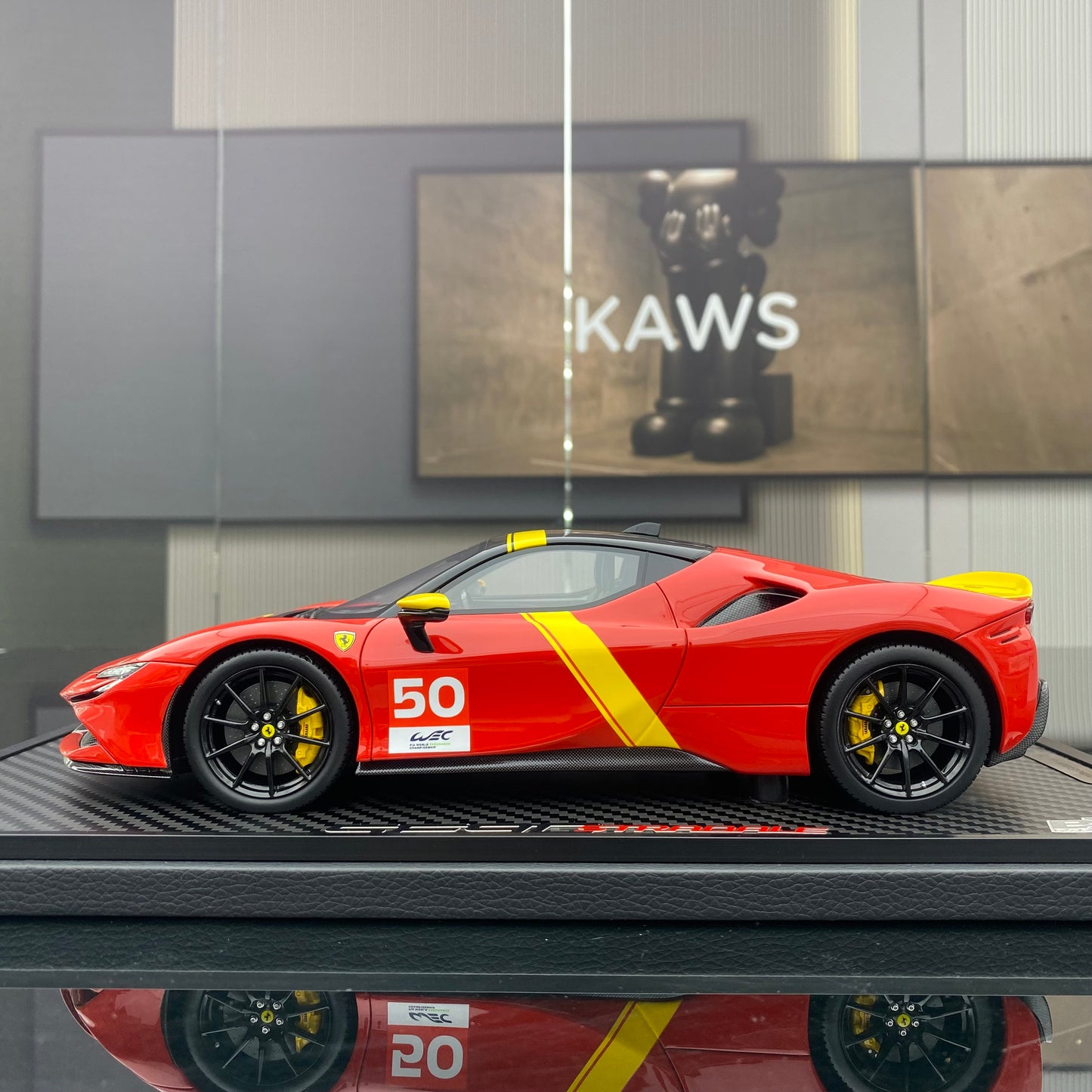BBR 1/18 Ferrari SF90 Stradale Le Mans Red Limited Edition Car Model