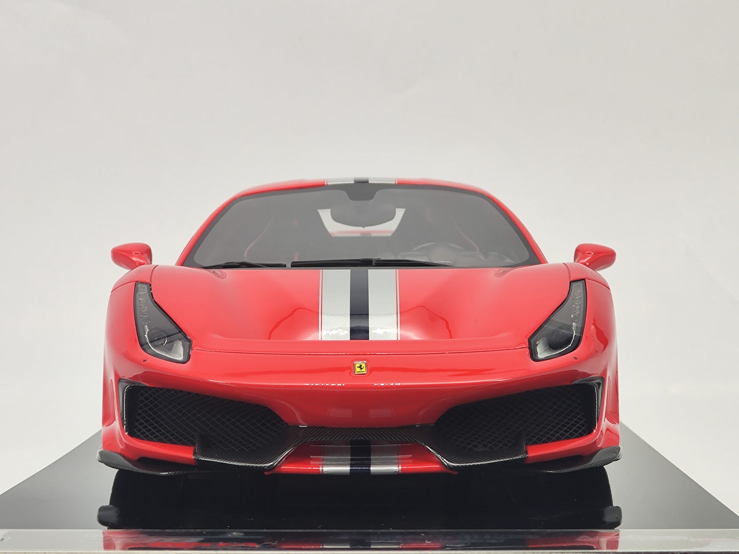 Amalgam 1/18 Ferrari 488 PISTA with Red Logo, Resin Model Car