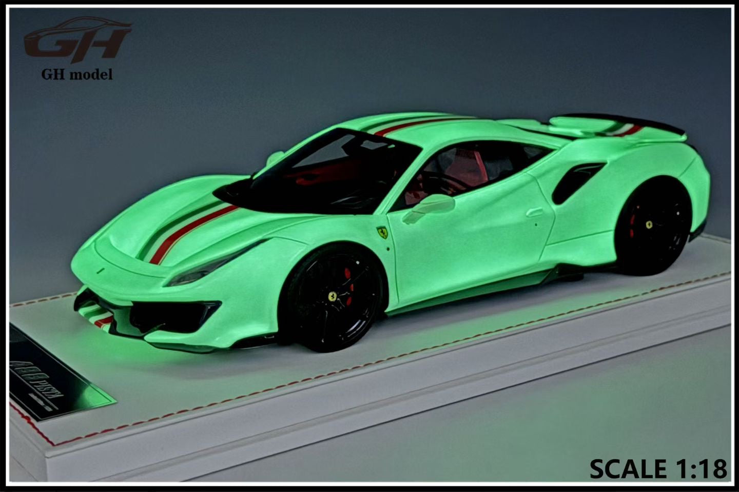 GH Model 1/18 Ferrari Novitec 488pista Limited Edition Model Car