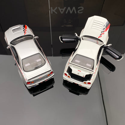 MOTORHELIX 1/18 NISMO SKYLINE GT-R (R34) Modelo de coche de simulación totalmente abierto de aleación PERSONALIZADO POR NISMO