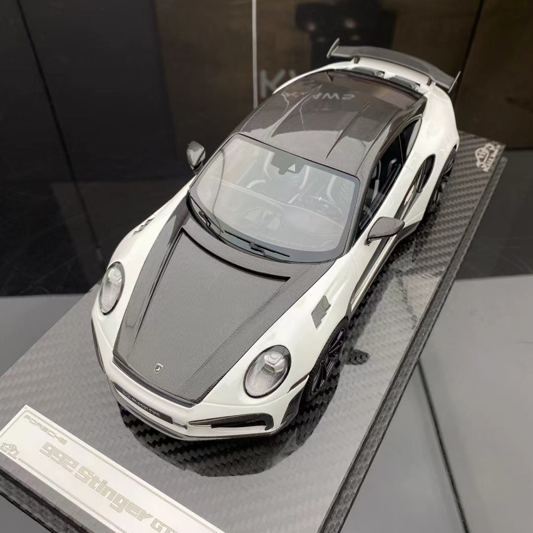 New Arrival VIP 1/18 Porsche 992 Stinger GTR White Price 328$