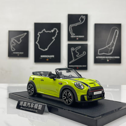OTTO 1/18 MINI JCW Cabrio Zesty Yellow OT1303