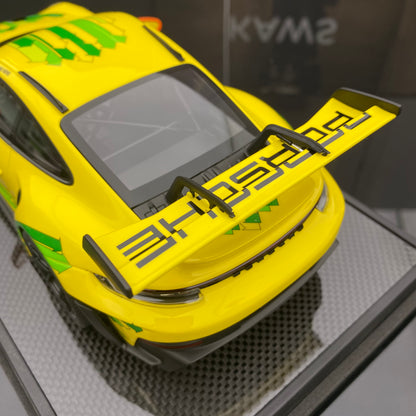 TP 1/18 Porsche 992 GT3 RS (Weissach Package) Glorora painting simulation car model
