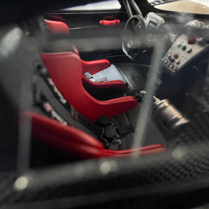 KASH MODEL 1/18 Pagani Zonda R Warm Pearl White KPZR003