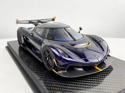 pre-sell Frontiart 1/18 Koenigsegg Jesko Blueberry Candy FA Limited Edition Simulation Car Model Ornament
