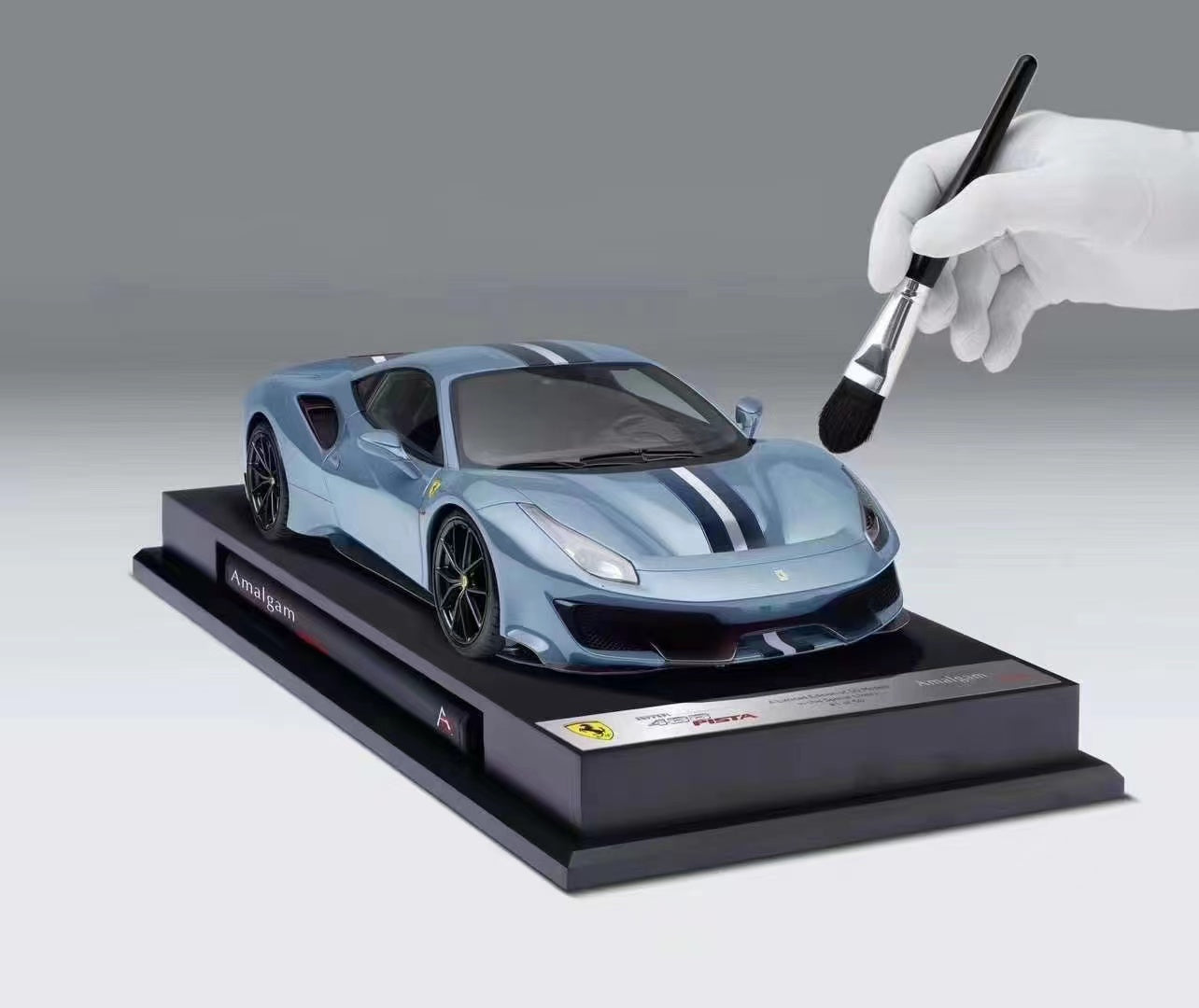 Amalgam 1/18 Ferrari 488pista Limited Edition Custom Simulation Model Car