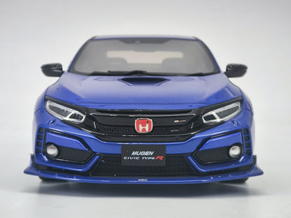 OTTO 1/18 Honda Civic fk8 typer blue simulation car model ornaments