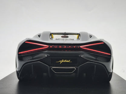 Topspeed 1/18 Bugatti W16 Mistral Black Resin Model