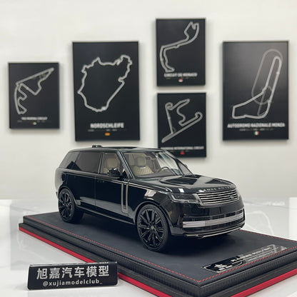 BBA MODEL 1/18 Land Rover Range Rover SVAutobiography Long Wheelbase — Gloss Black (Sealed Resin Model)