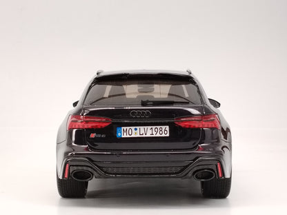 GT Spirit 1/18 Audi RS6 Avant with luggage black simulation model car