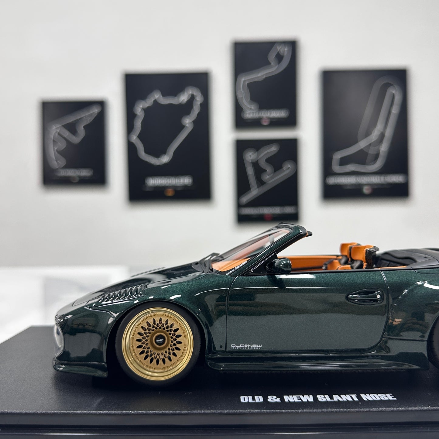 GT Spirit 1/18 Porsche Old & New Tokyo Auto Salon Green GT548