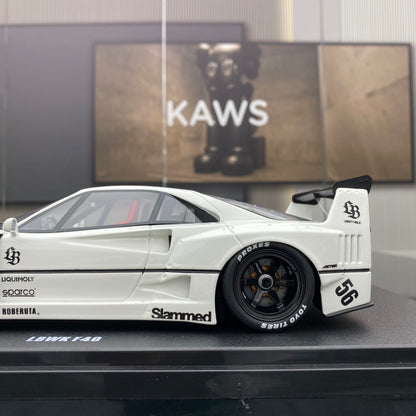 GT Spirit 1/18 Ferrari F40 white simulation car model collection ornaments