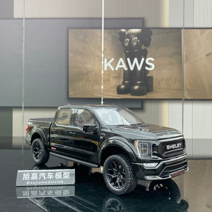 GT Spirit 1/18 Ford Shelby F-150 Pickup Truck Black Simulation Car Model GT919