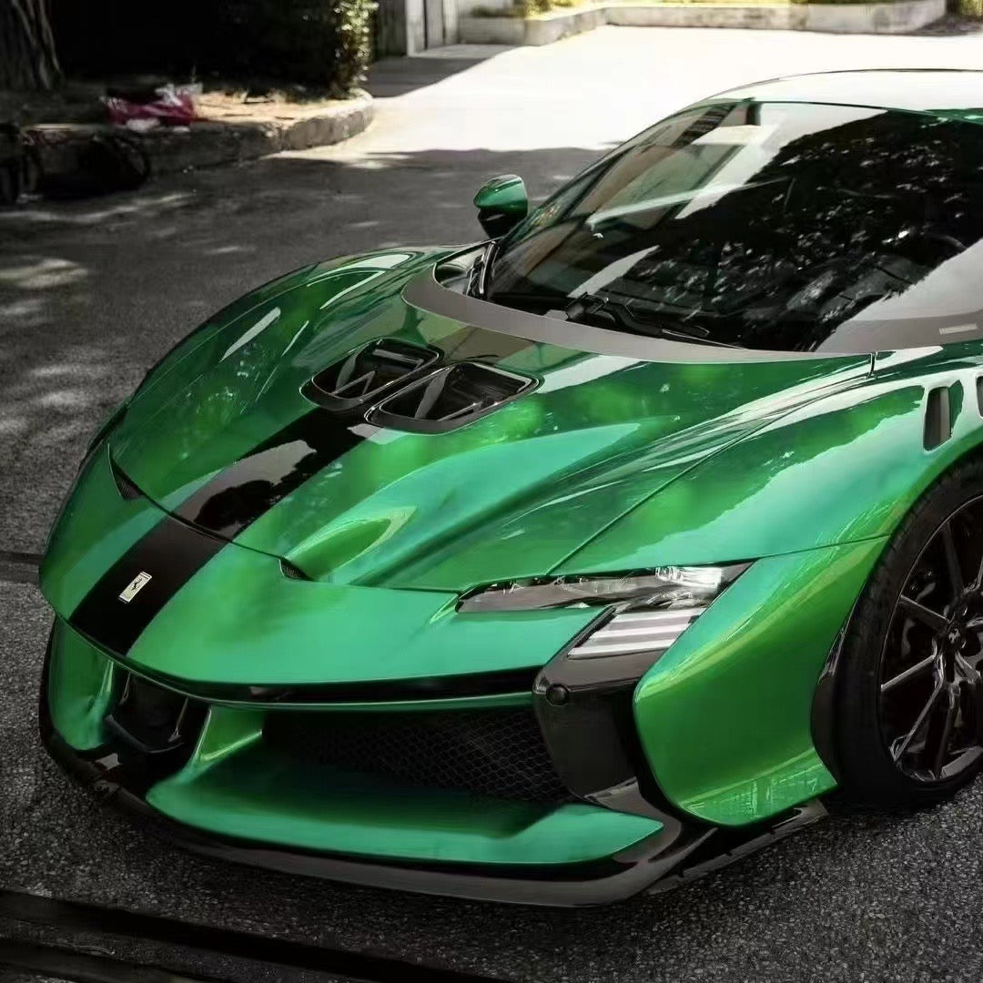 BBR 1/18 Ferrari SF90 XX Stradale GREEN JEWEL simulation car model ornaments