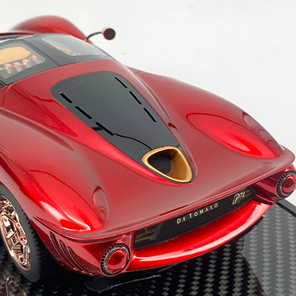 PEAKO 1/18 DE Tomaso P72 Metallic Red Limited Edition Car Model