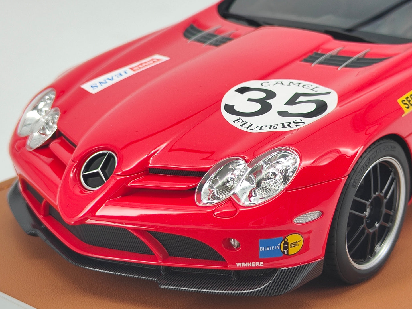 IVY 1/18 Mercedes-Benz SLR 722 Red Pig Simulation Car Model