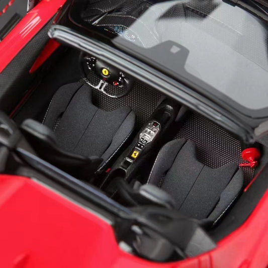 Pre-venta BBR 1/18 Ferrari SF90 XX Spider Rosso Crosa rojo estándar 16 modelo de coche de simulación adornos