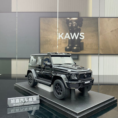 GT Spirit 1/18 Mercedes-Benz Brabus G800 4×4 Black Simulation Car Model Ornaments Gift GT500