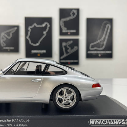 MINICHAMPS 1/18 Porsche 911 (993) 1993 Silver 155061101