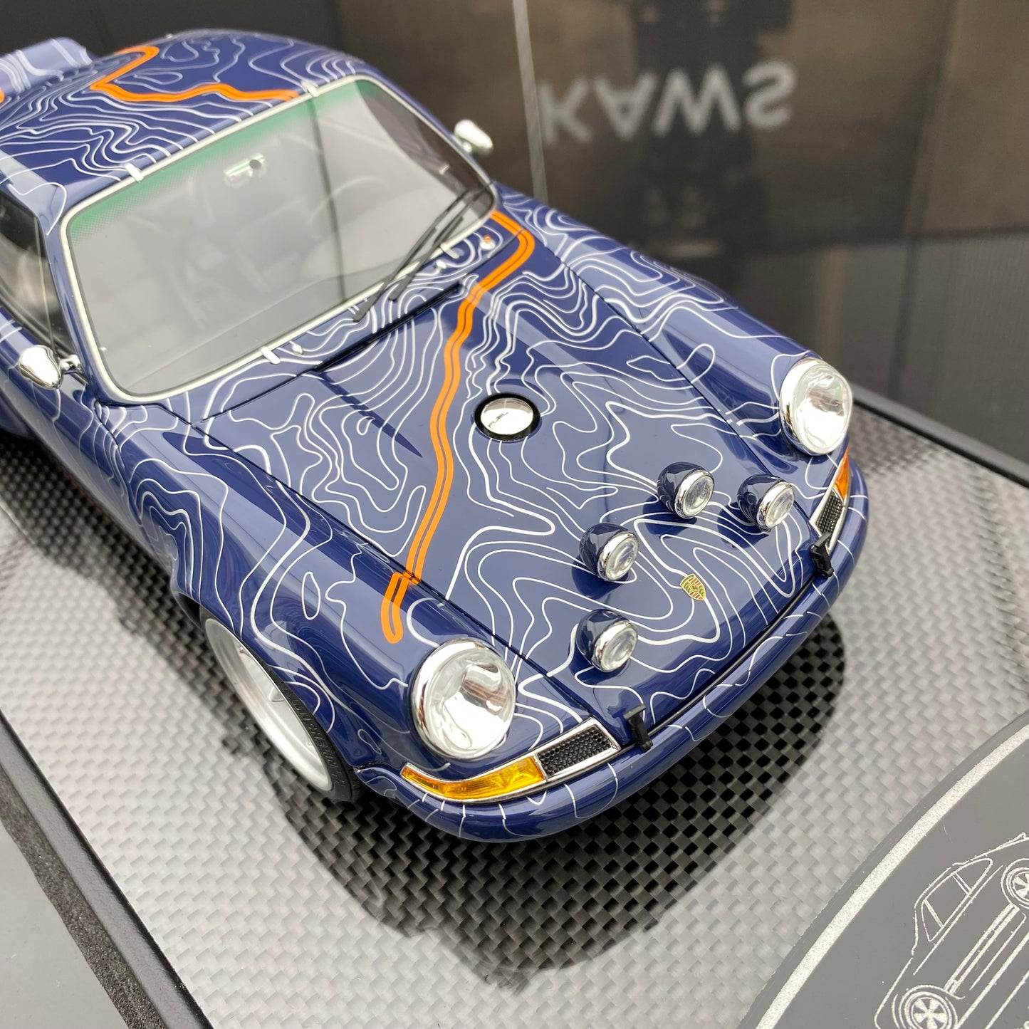 IVY 1/18 Porsche Singer Classic Study high-end simulation car model limited edition