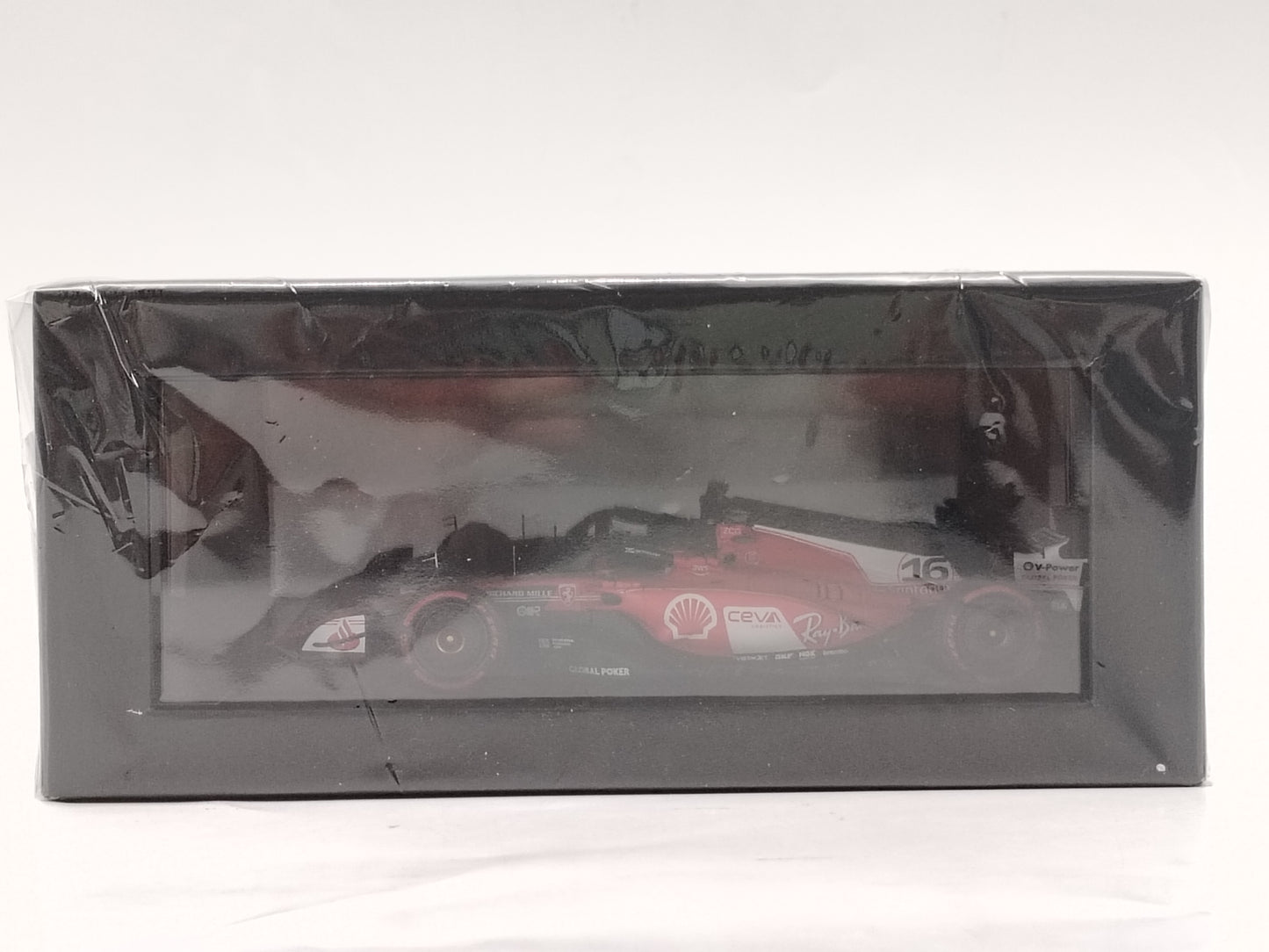 looksmart 1/43 Ferrari SF-23 2023 Las Vegas Grand Prix Qualifying Pole Position No.16 Leclerc F1, Red, Simulation Model LSF1049P