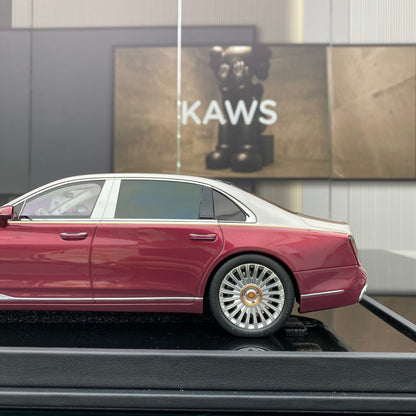 MOTORHELIX 1/18 Hongqi Guoya model limited edition simulation resin car model collection