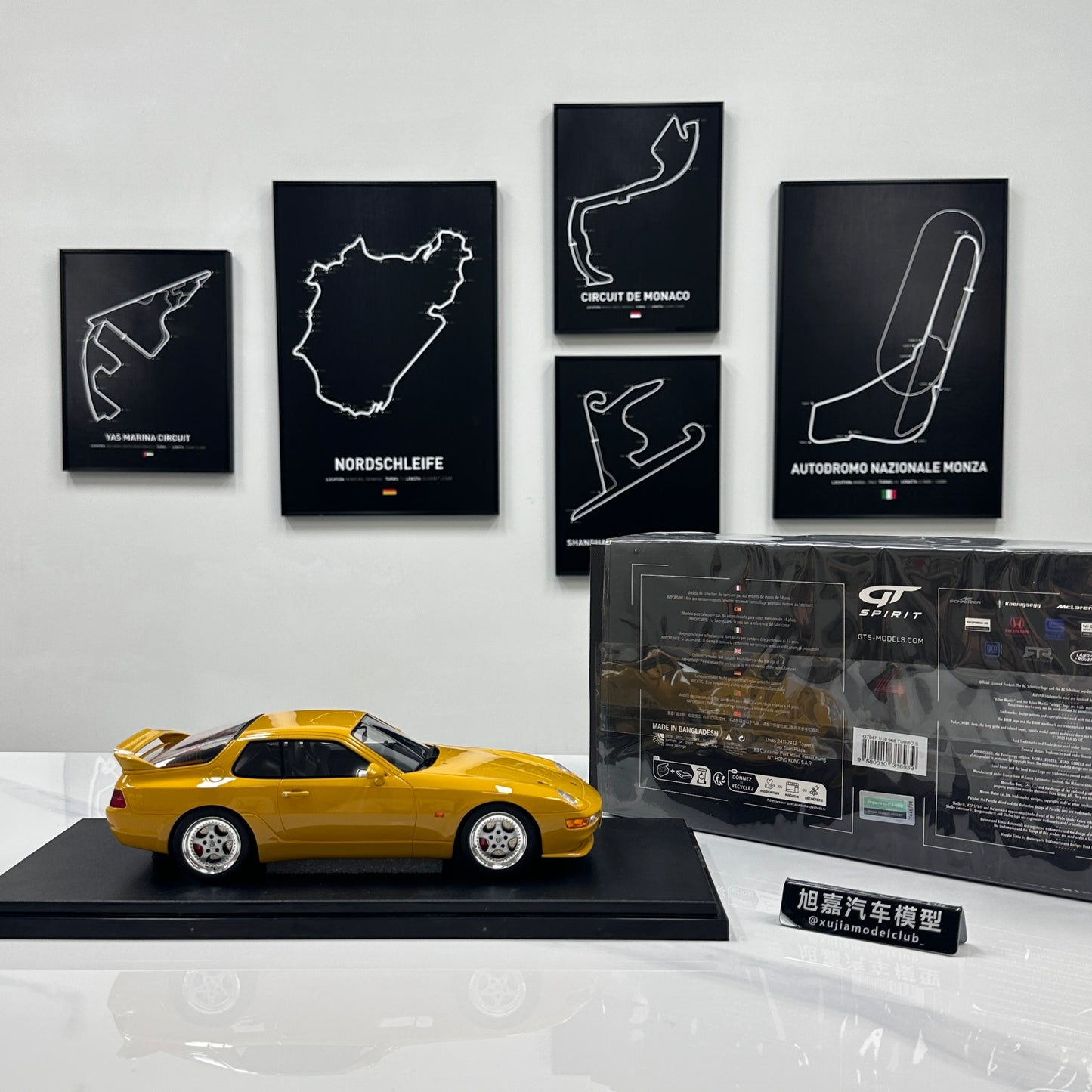GT Spirit 1/18 Porsche 968 TURBOS Yellow GT947