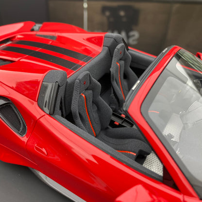 BBR 1/18 Ferrari 488 pista Spider convertible limited edition car model