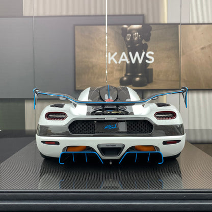 FRONTIART 1/8 Koenigsegg RS1 Pearl White Limited Edition Car Model Collection
