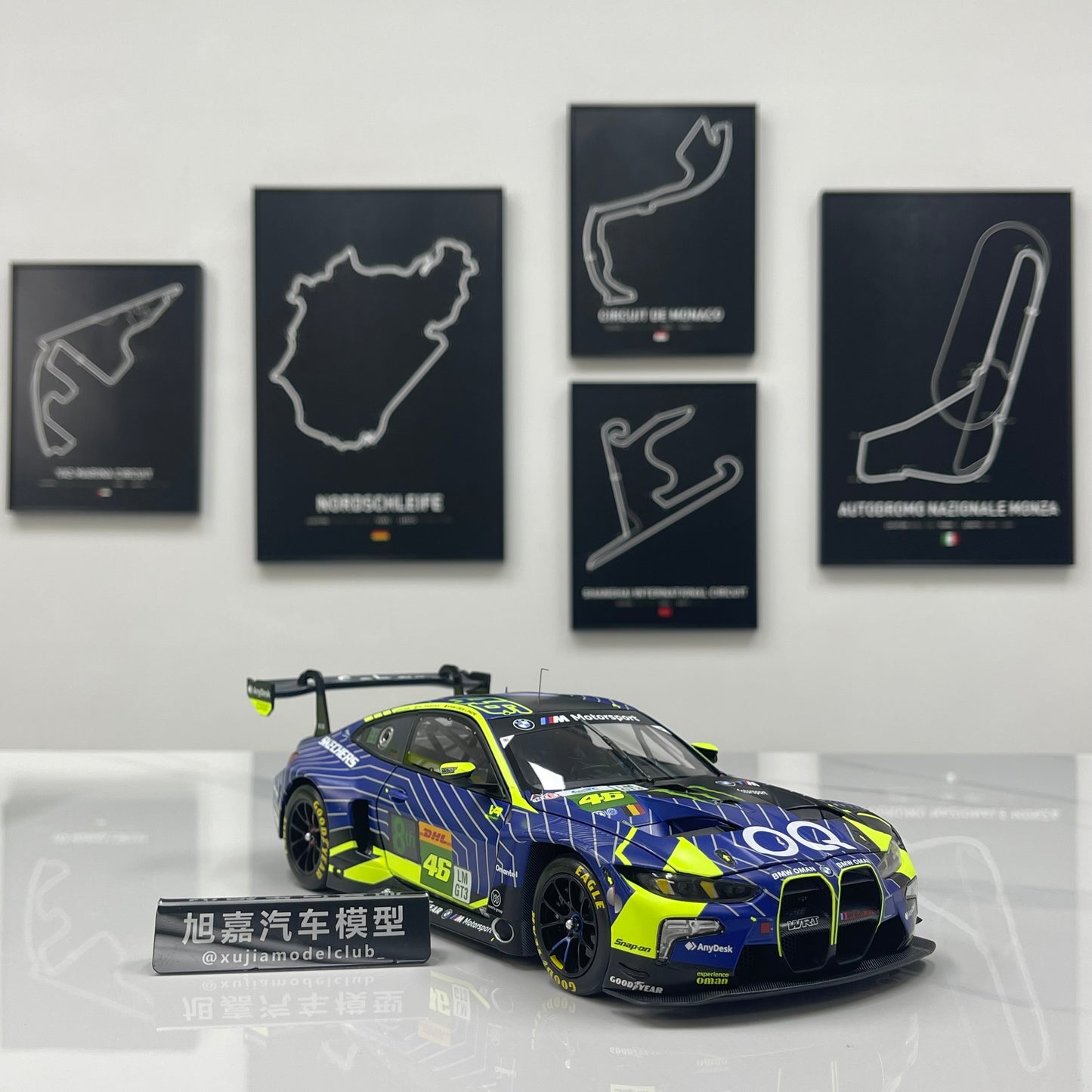 MINICHAMPS 1/18 BMW M4 GT3 EVO – TEAM WRT - 1812KM QATAR 2025 Blue Livery 110252146
