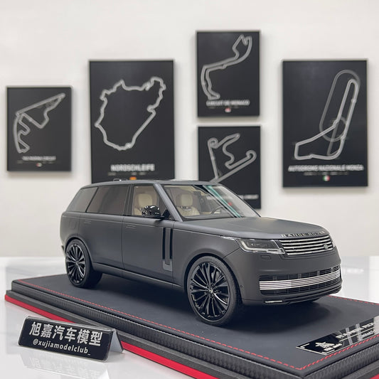 BBA Model 1:18 Land Rover Range Rover Autobiography — Matte Black