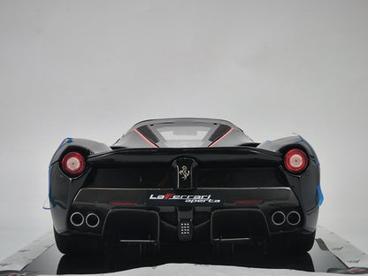 Amalgam 1/8 Ferrari LaFerrari Convertible Black High-end Simulation Car Model Ornaments