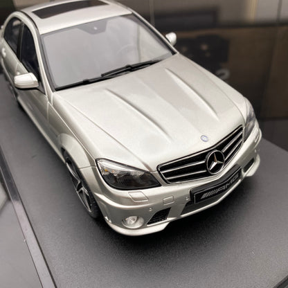 GT Spirit 1/18 AMG C63 GTR silver 2024 resin car model collection ornament