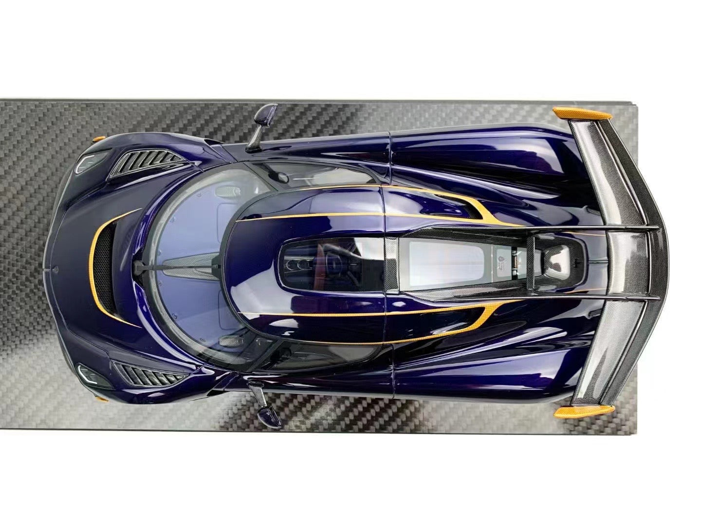 pre-sell Frontiart 1/18 Koenigsegg Jesko Blueberry Candy FA Limited Edition Simulation Car Model Ornament