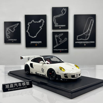 GT Spirit 1/18 Porsche LB-WORKS 997 TURBO White GT958
